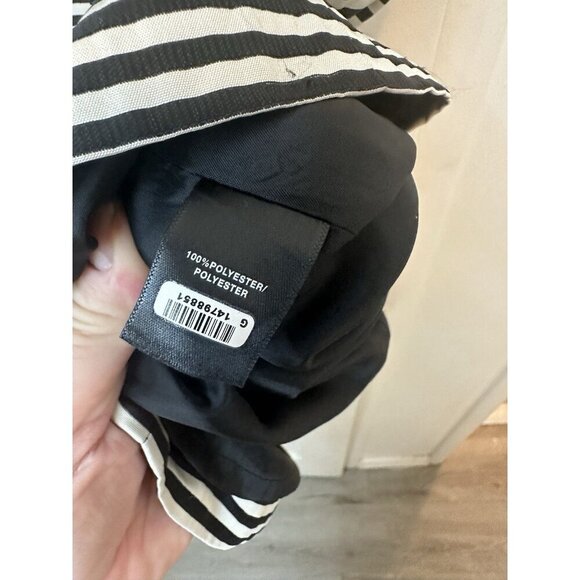 Lafayette 148 Sheath Dress Sz 16 Black White Sleeveless Career Work Cocktail - Picture 3 of 7